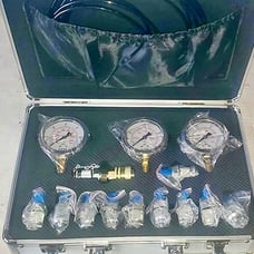 Hydraulic Pressure Testing Kit Machinery Parts Tester Pressure Gauge Kit *New*