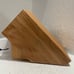 Cutco 10 Slot Wooden Knife Storage Block Honey Oak