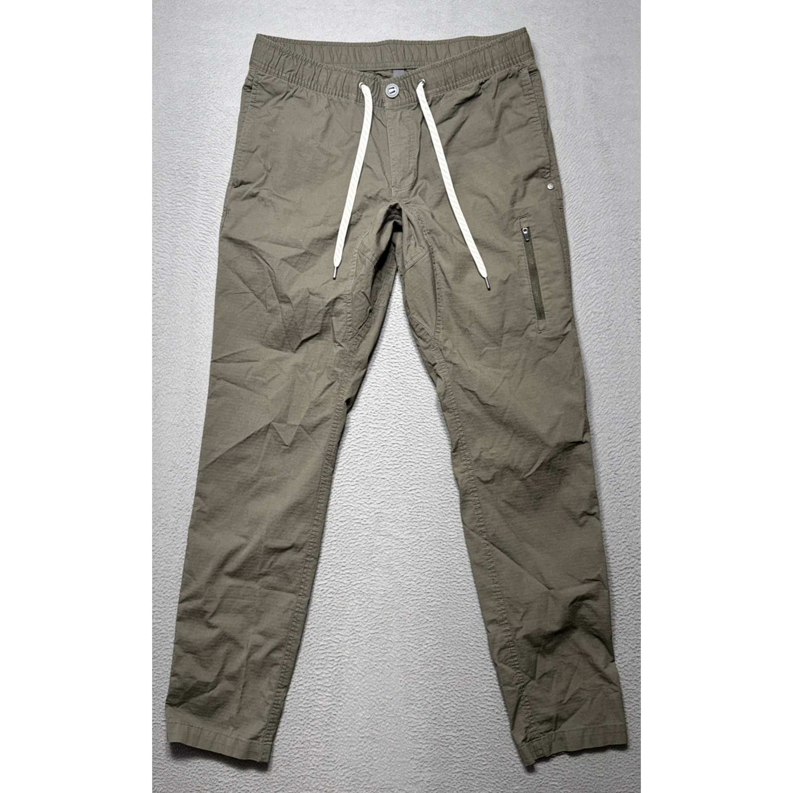 Vuori Ripstop Pants Mens Medium 34x30 Organic Cotton Drawstring Hiking Climbing