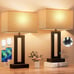 Bedroom Lamps for Night Stands - Touch Control, 3 Way Dimmable