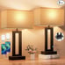 Bedroom Lamps for Night Stands - Touch Control, 3 Way Dimmable