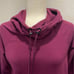 Athleta Plum Purple Sentry Cowl Neck Hooded Sweatshirt Size Small
