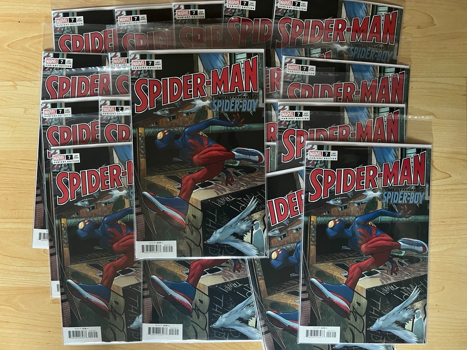 Spider-Man #7 (2023) Spoiler Ramos Variant 1st App Spider Boy-20 Copies
