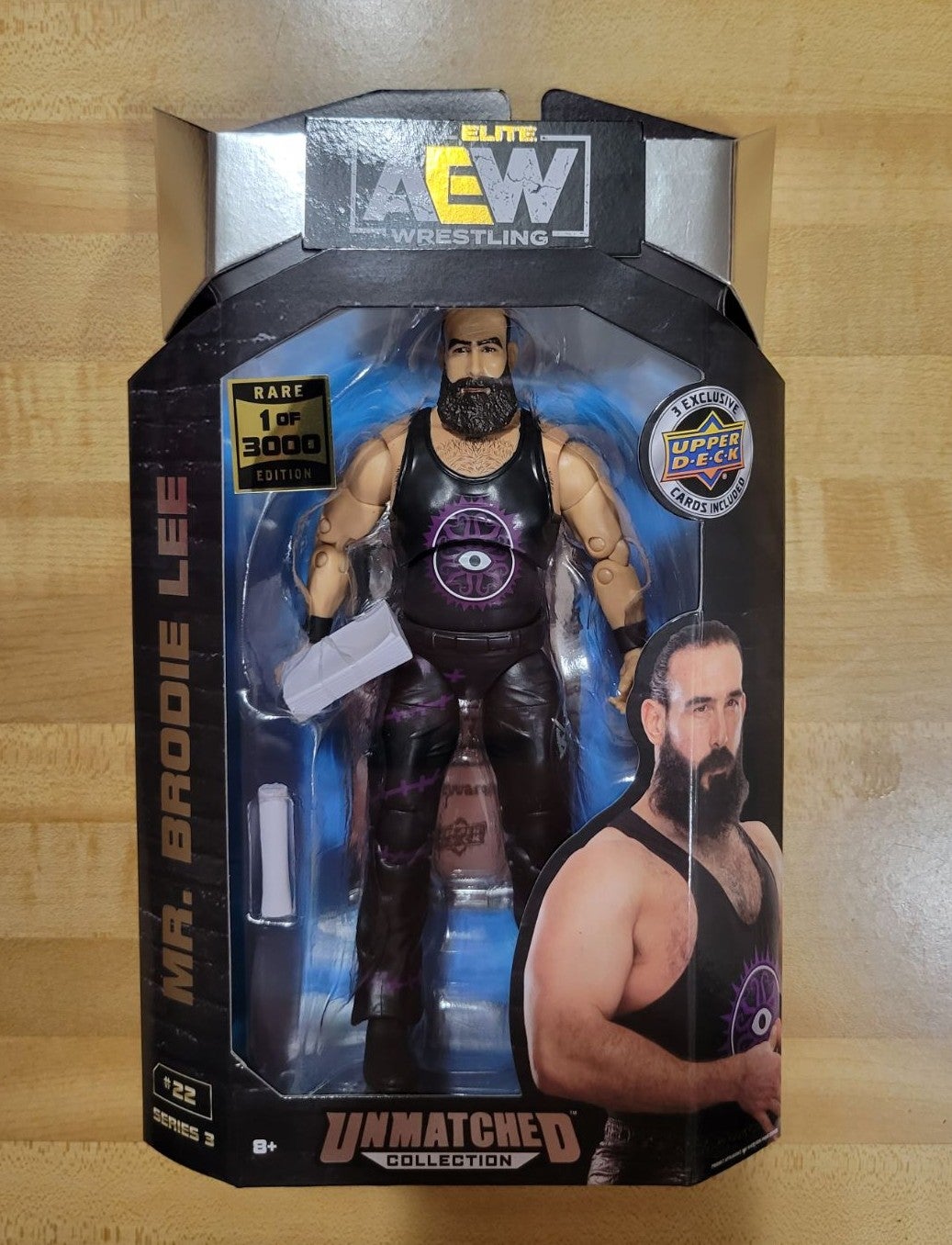 AEW Unmatched Mr. Brodie Lee 1 of 3000 Chase Rare Dark Order
