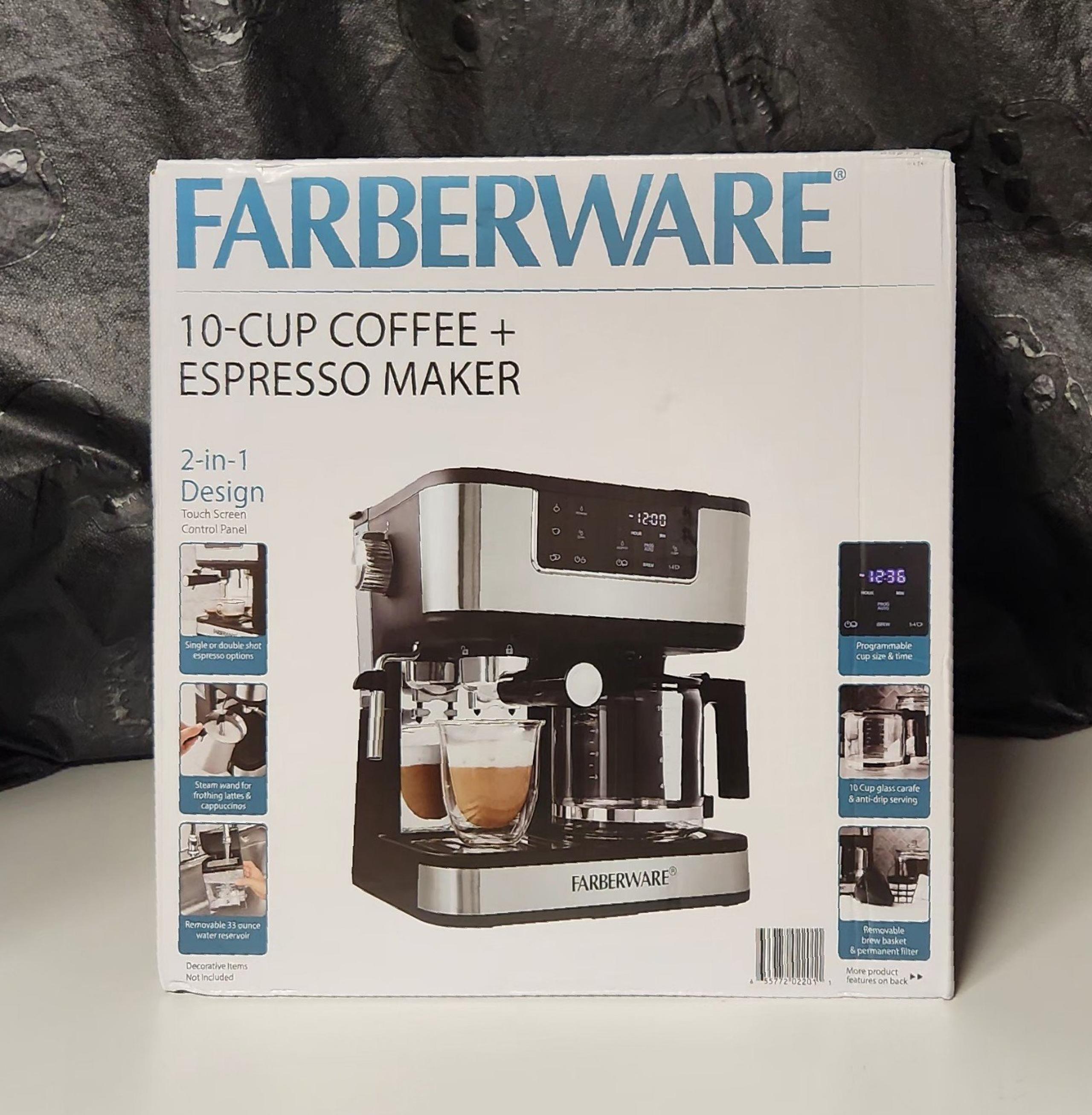 Farberware Dual Brew~Espresso and 10 Cup Coffee Maker