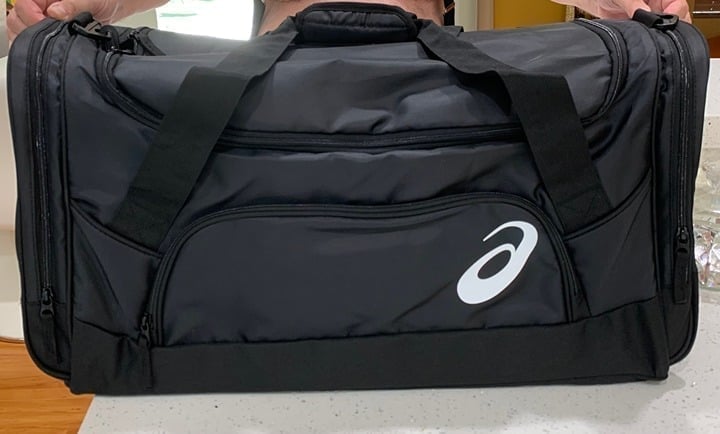NEW! Unisex ASICS Duffle Medium Size Duffle Bag - Black