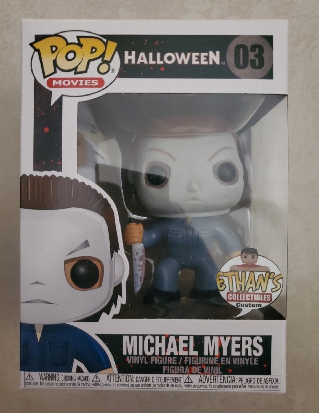 Funko Pop Michael Myers #03 (Ethan's Collectibles Custom Exclusive)