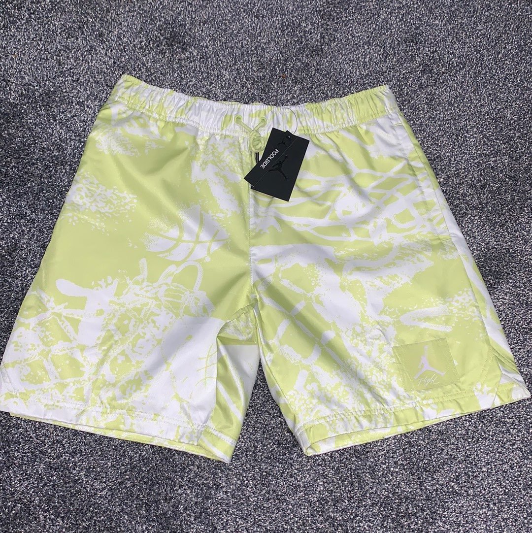 New Air Jordan All Over Print Poolside Shorts