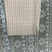 NWT J. Jill Essential Cotton Stretch Plaid Cream Multi Pants Zip Pockets Size 12