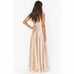 Show Me Your Mumu Faith Champagne Luxe Satin Maxi Dress XS