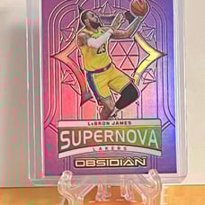 LeBron James Obsidian Supernova Purple /49