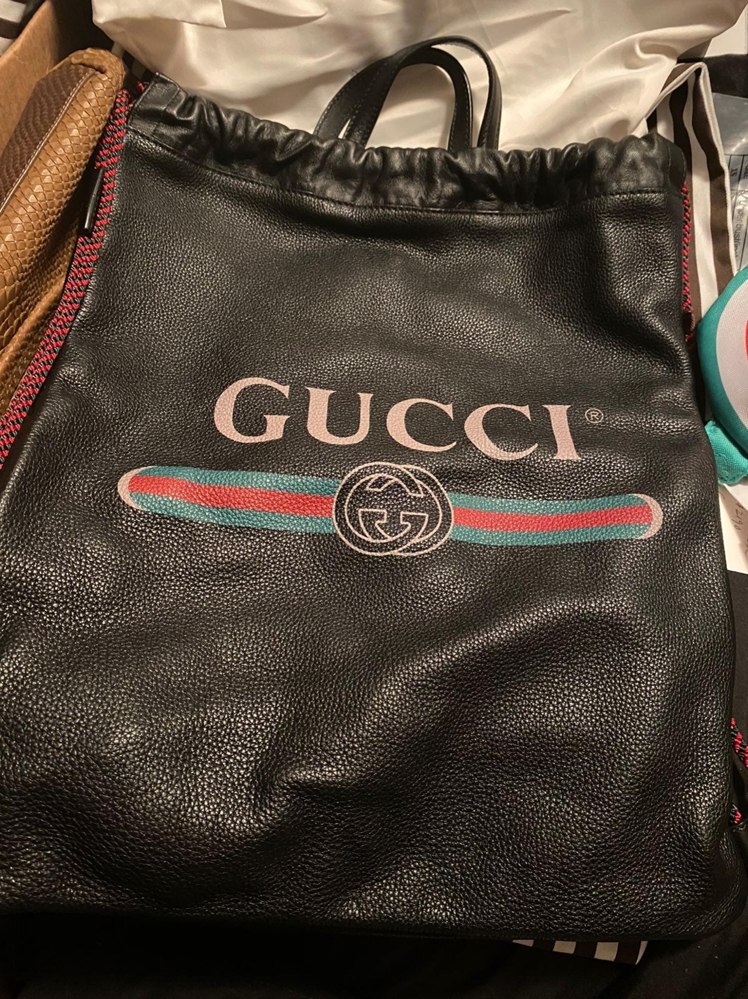 Gucci Drawstring Backpack 2018