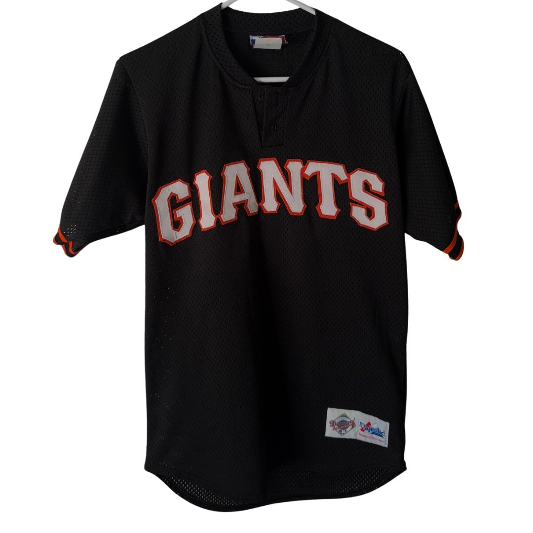 San Francisco SF Giants Jerseys Henley Jersey Men Small MLB