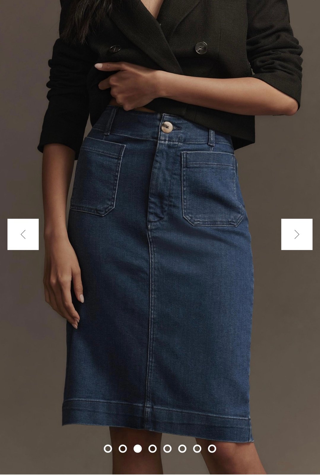 NWT size XS Anthropologie Maeve The Colette Skirt Denim