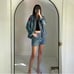 Levi’s Custom Patchwork Boyfriend Trucker Jean Jacket Size M