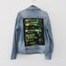 Levi’s Custom Patchwork Boyfriend Trucker Jean Jacket Size M