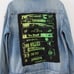 Levi’s Custom Patchwork Boyfriend Trucker Jean Jacket Size M