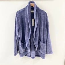 NWT Mododoc Long Sleeve Open Front Terry Robe Size Large