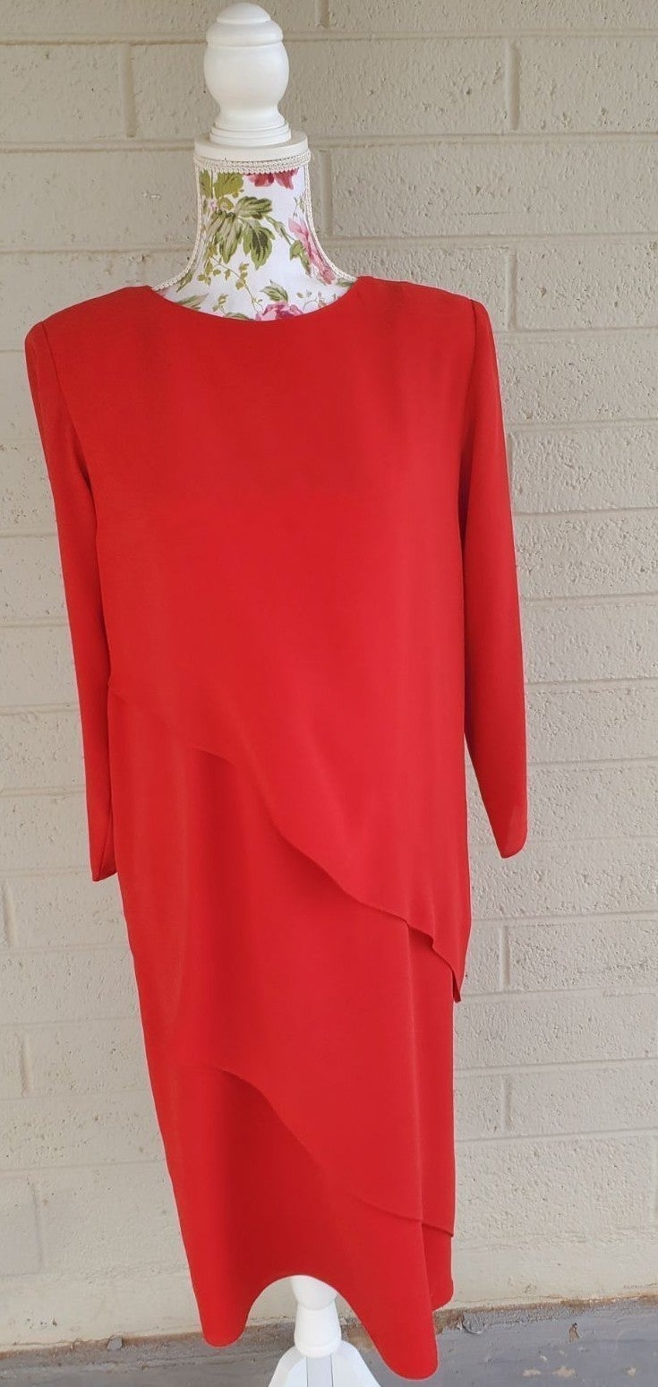 Pierre Cardin Boutique Vintage Red Dress