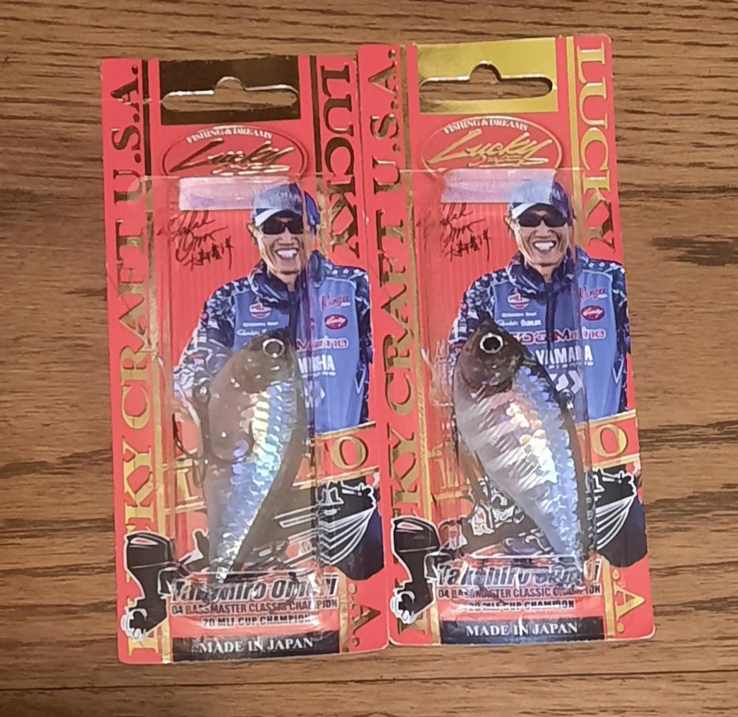 2 Lucky Craft U.S.A. fishing lures