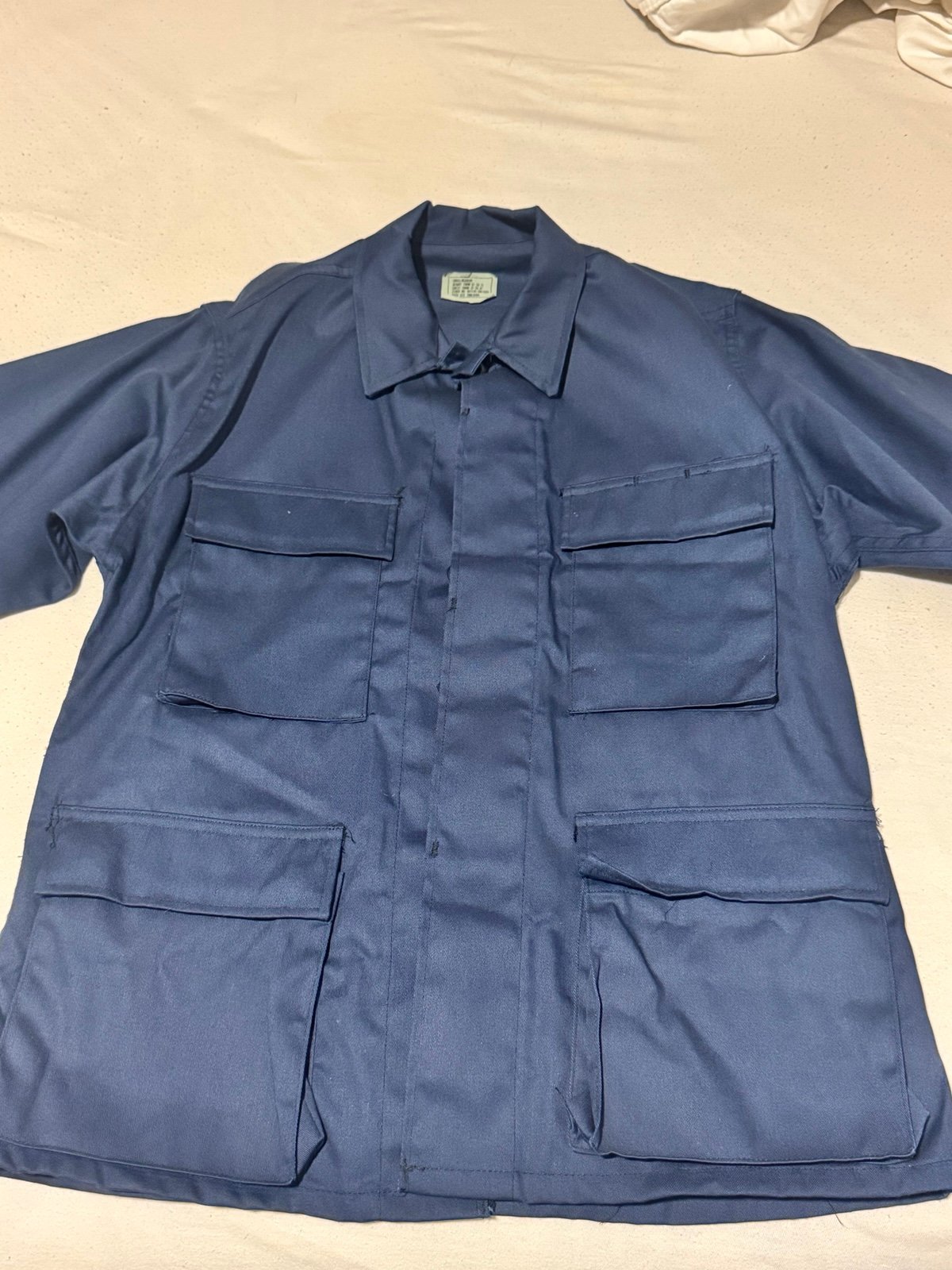 Navy Blue Military Jacket