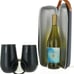 Rabbit Insulated Case Cooler Wine & 2xDouble Wall Stainless Steel 12oz Tumblers