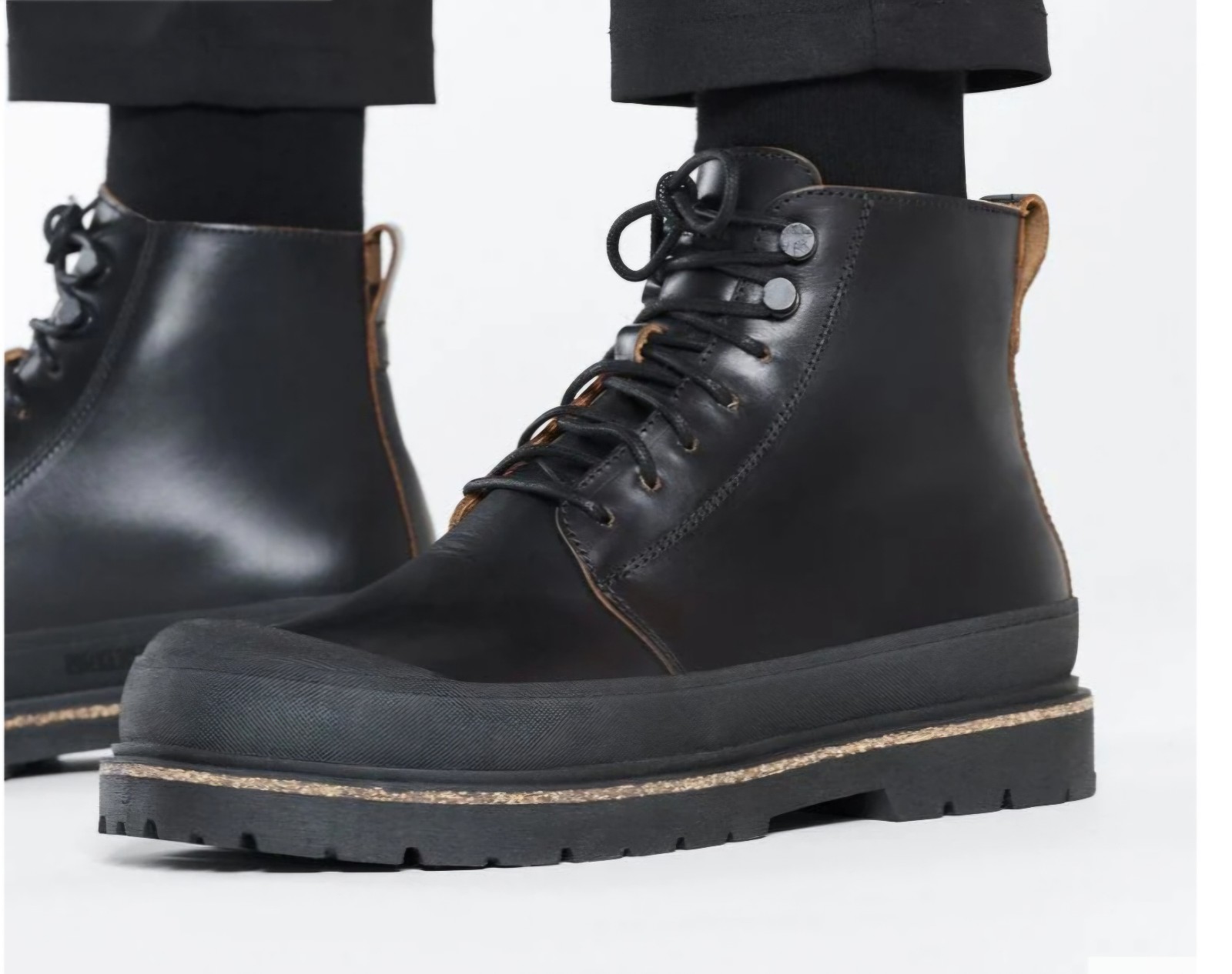 Birkenstock prescott lace up boots oiled leather narrow