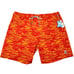Psycho Bunny Foley Mens XXXL Neon Red Patterned Swim Trunks