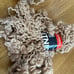 Mondial Etnico Italian Boucle yarn, tan, 6 skeins, new, free shipping!