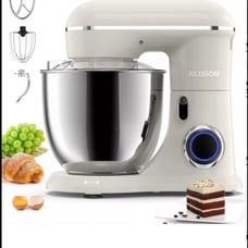 6.5-QT 660W 10-Speed Tilt-Head Food Mixer, Electric Stand Mixer with Bowl