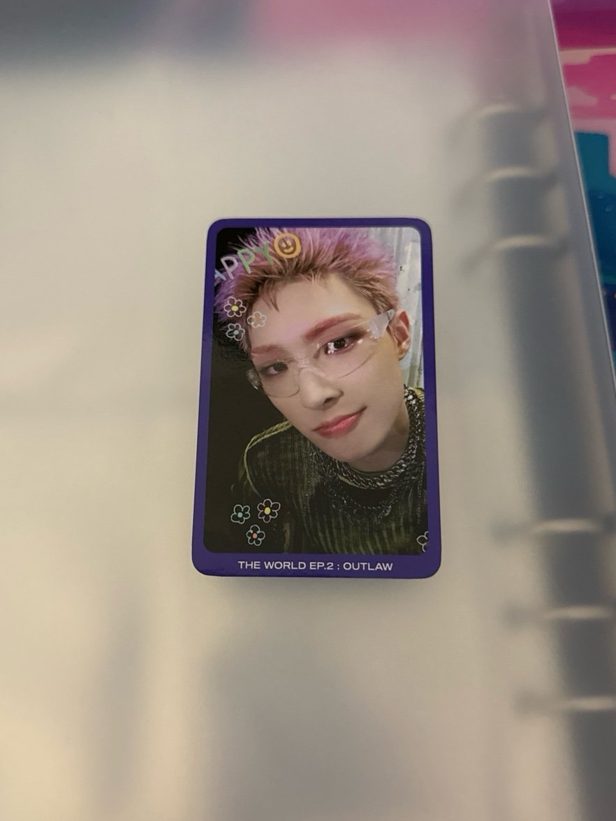 Ateez Mingi outlaw broadcast photocard