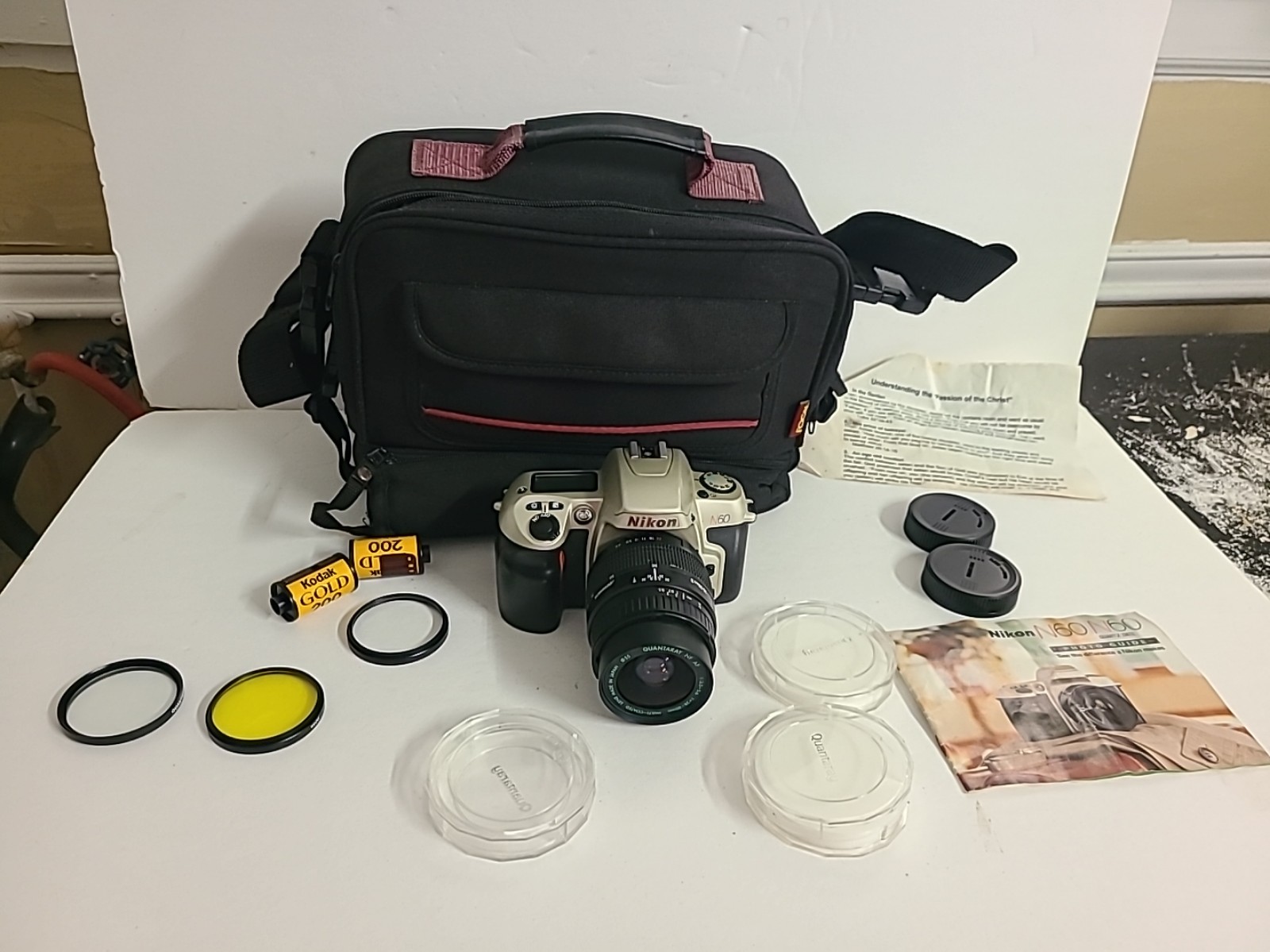 NIKON N60 35mm SLR film camera & 28-80mm Lens