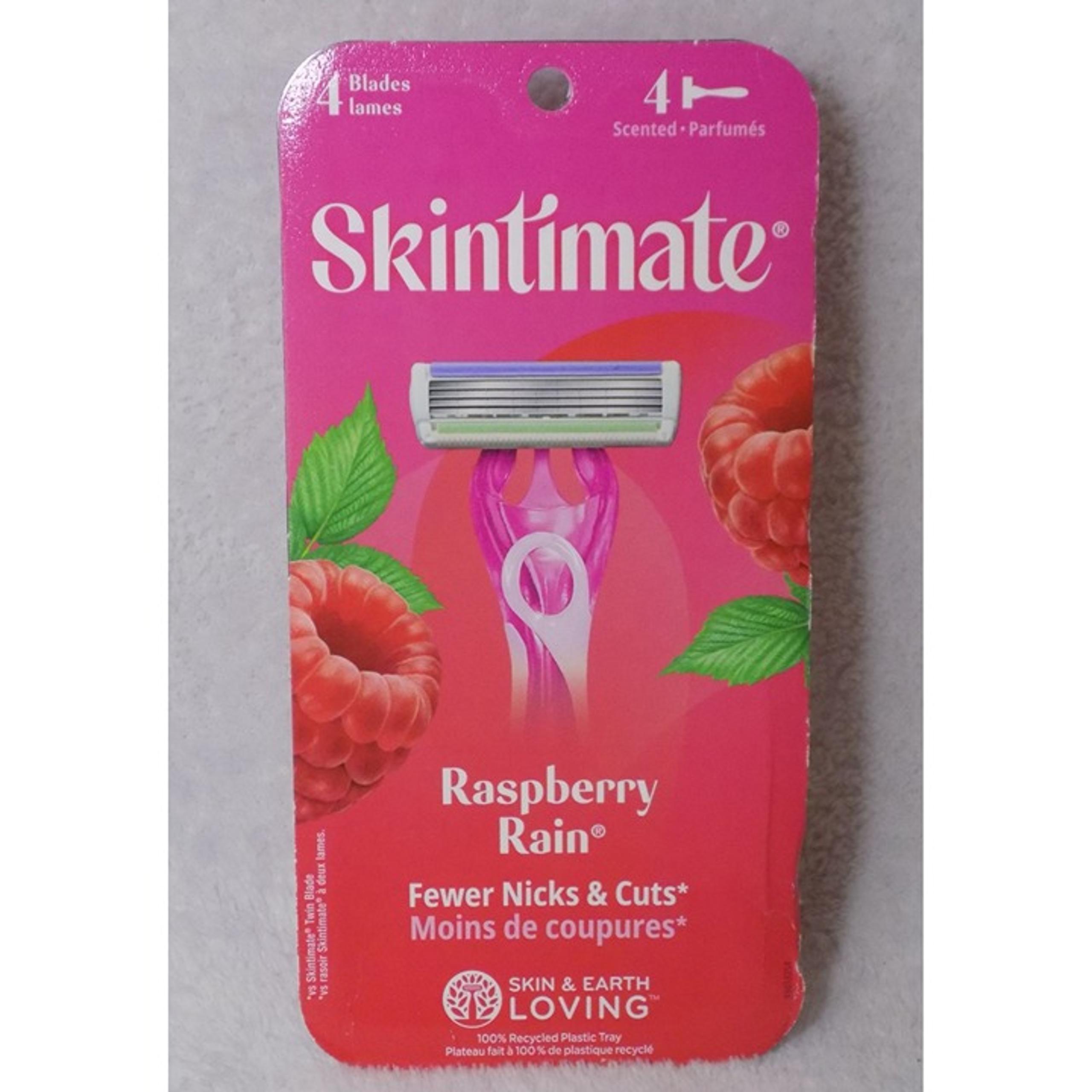 Skintimate Raspberry Rain Scented Disposable Razors - Shaving Brand New