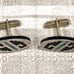 Vintage Taxco Artisan Sterling Oval Cufflinks by Alpaca