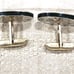 Vintage Taxco Artisan Sterling Oval Cufflinks by Alpaca