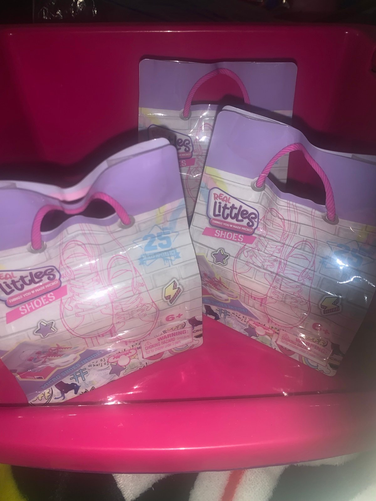 3 real littles sneaker blind bags