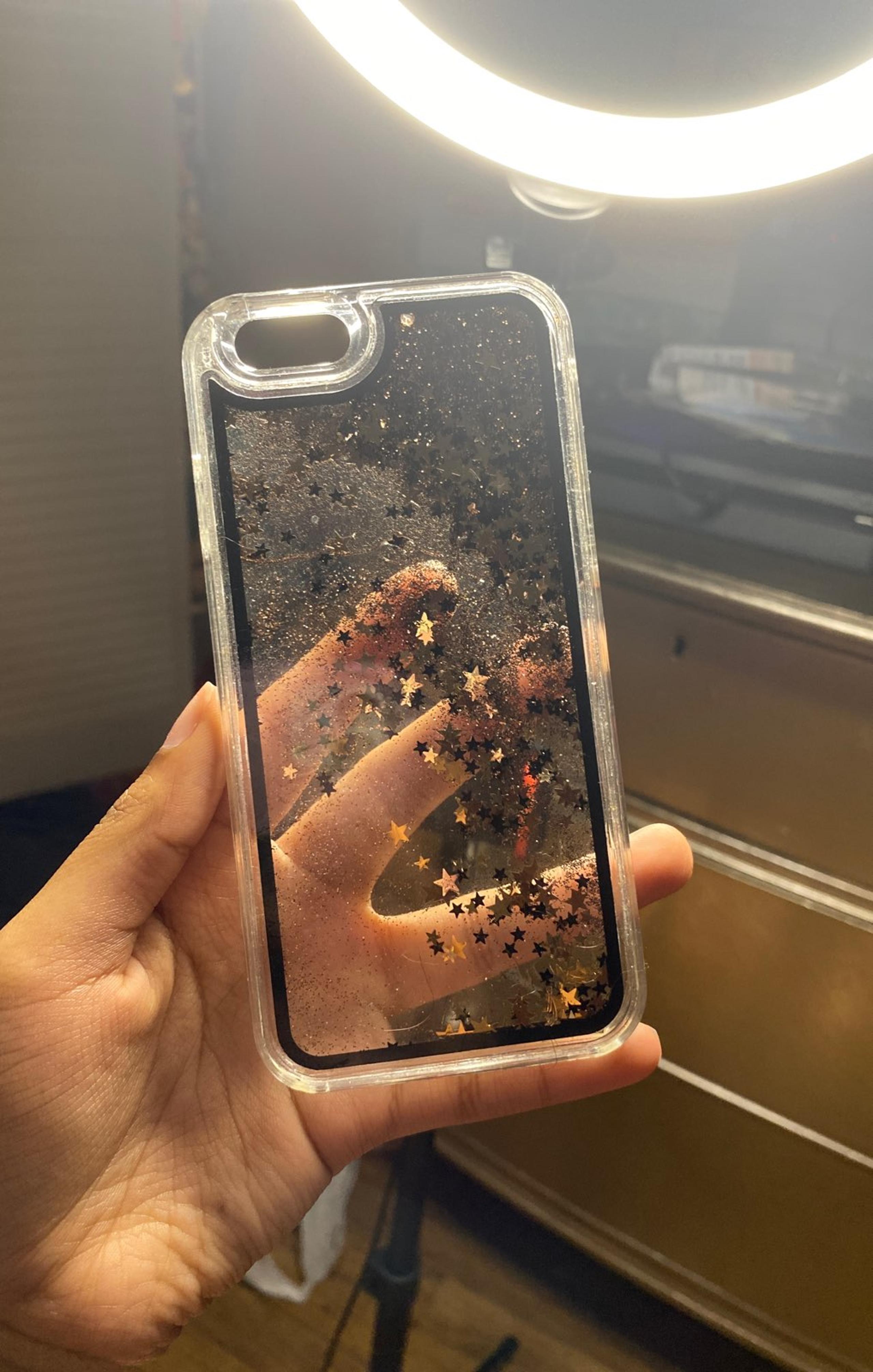 iphone 6, 6s case with stars & glitter i