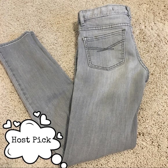 GAP Kids size 10 super skinny gray jeans