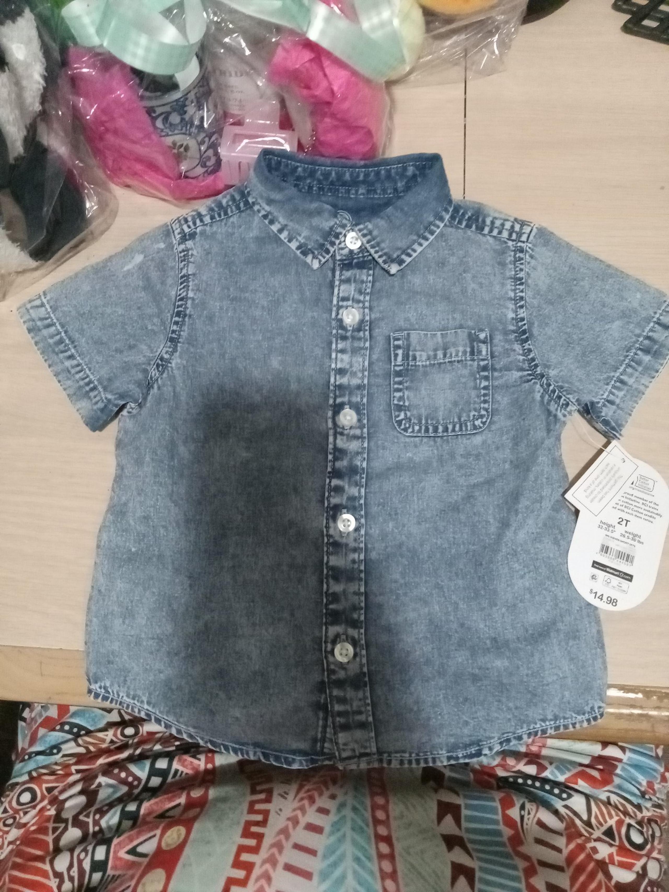 Toddler New Wonder Nation Denim Shirt 2T