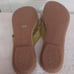 BORN SIZE 10 DAY LILY GREEN FLOWER SANDALS
