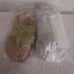 BORN SIZE 10 DAY LILY GREEN FLOWER SANDALS