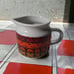 VTG Holt Howard 1970s Colors Mod Pottery Miniature Jug Pitcher 2 Mid Century