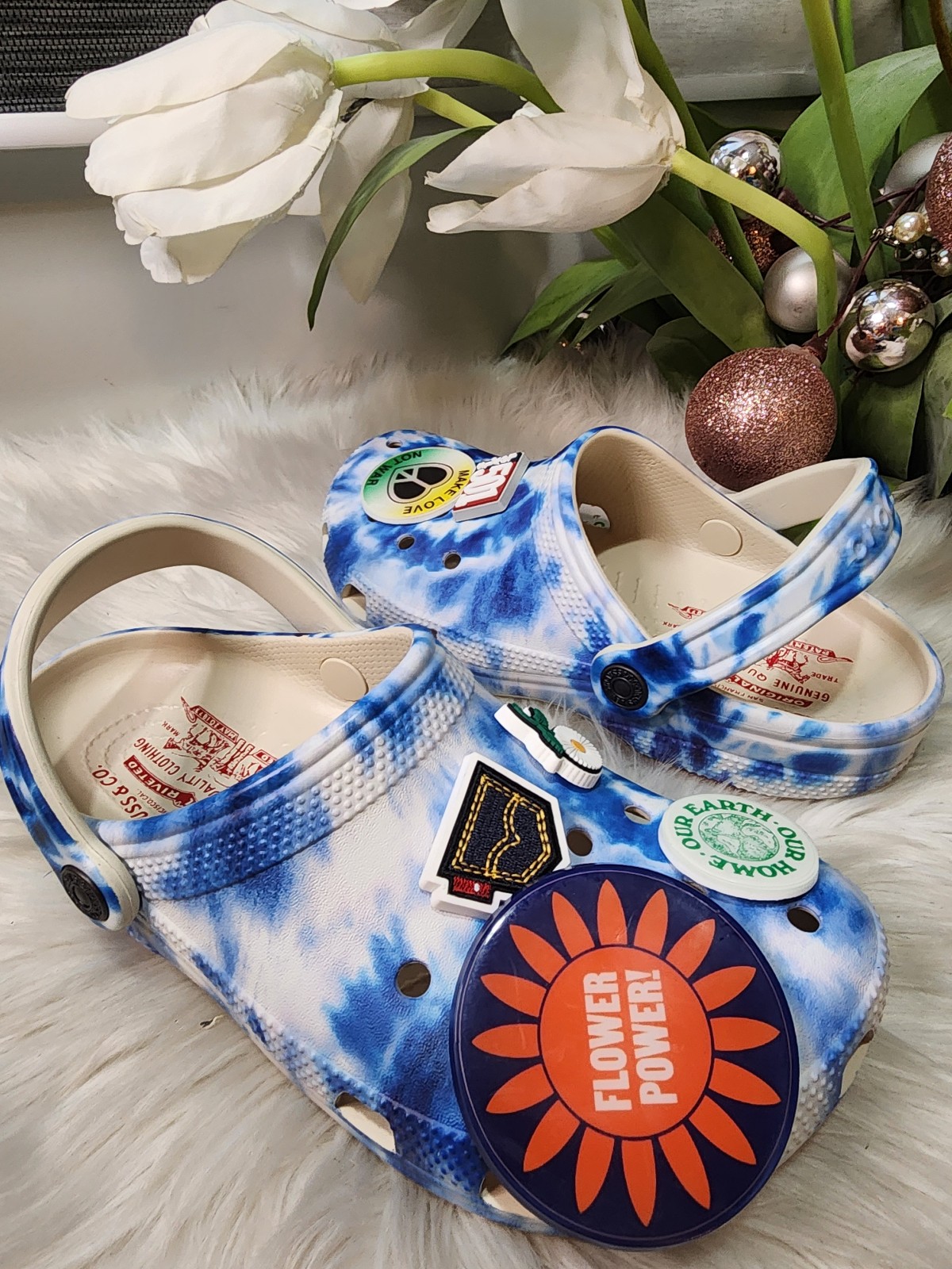 Crocs Levi's x Classic Clog 'Tie-Dye' men5/Women7