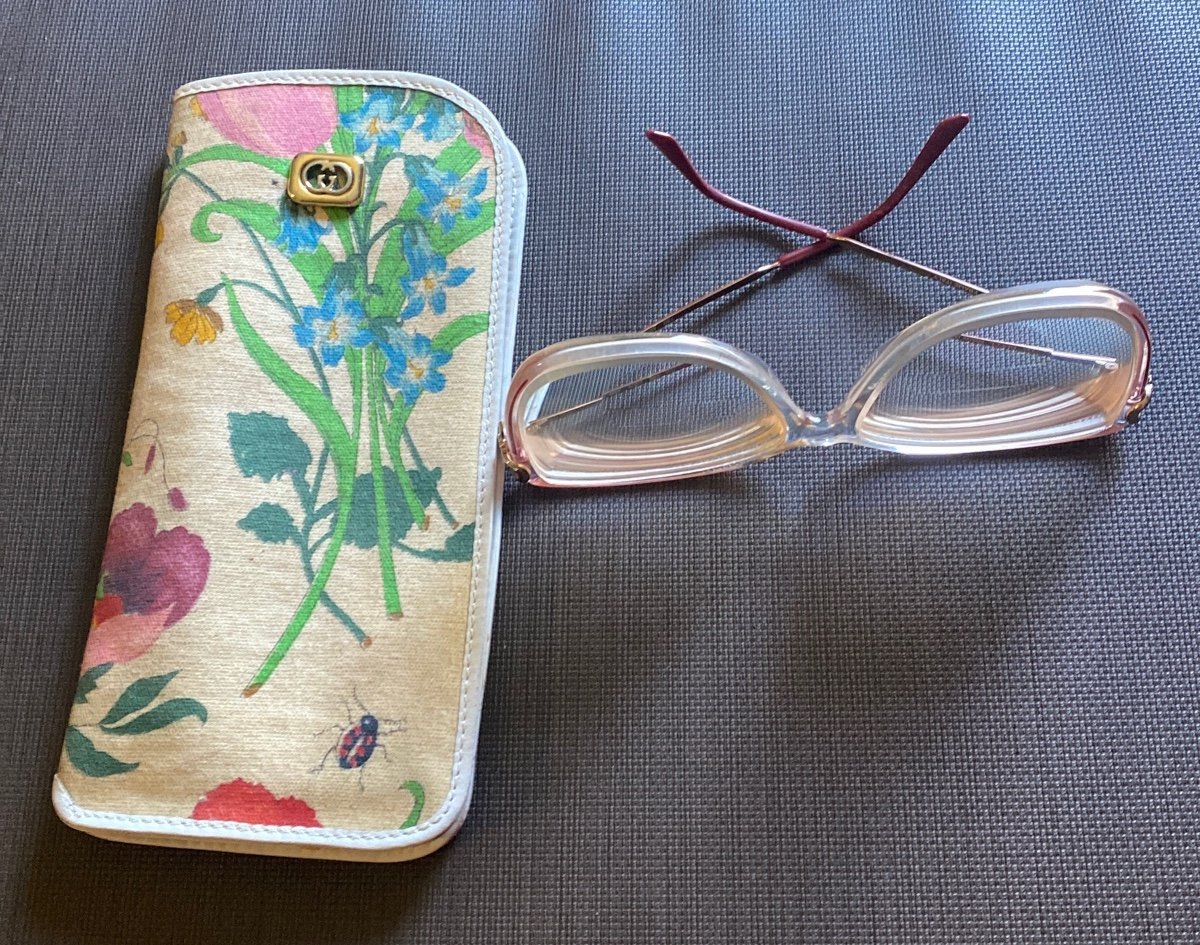 Vintage Gucci GG 130 2305 430 Oversize Glasses .