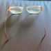 Vintage Gucci GG 130 2305 430 Oversize Glasses .
