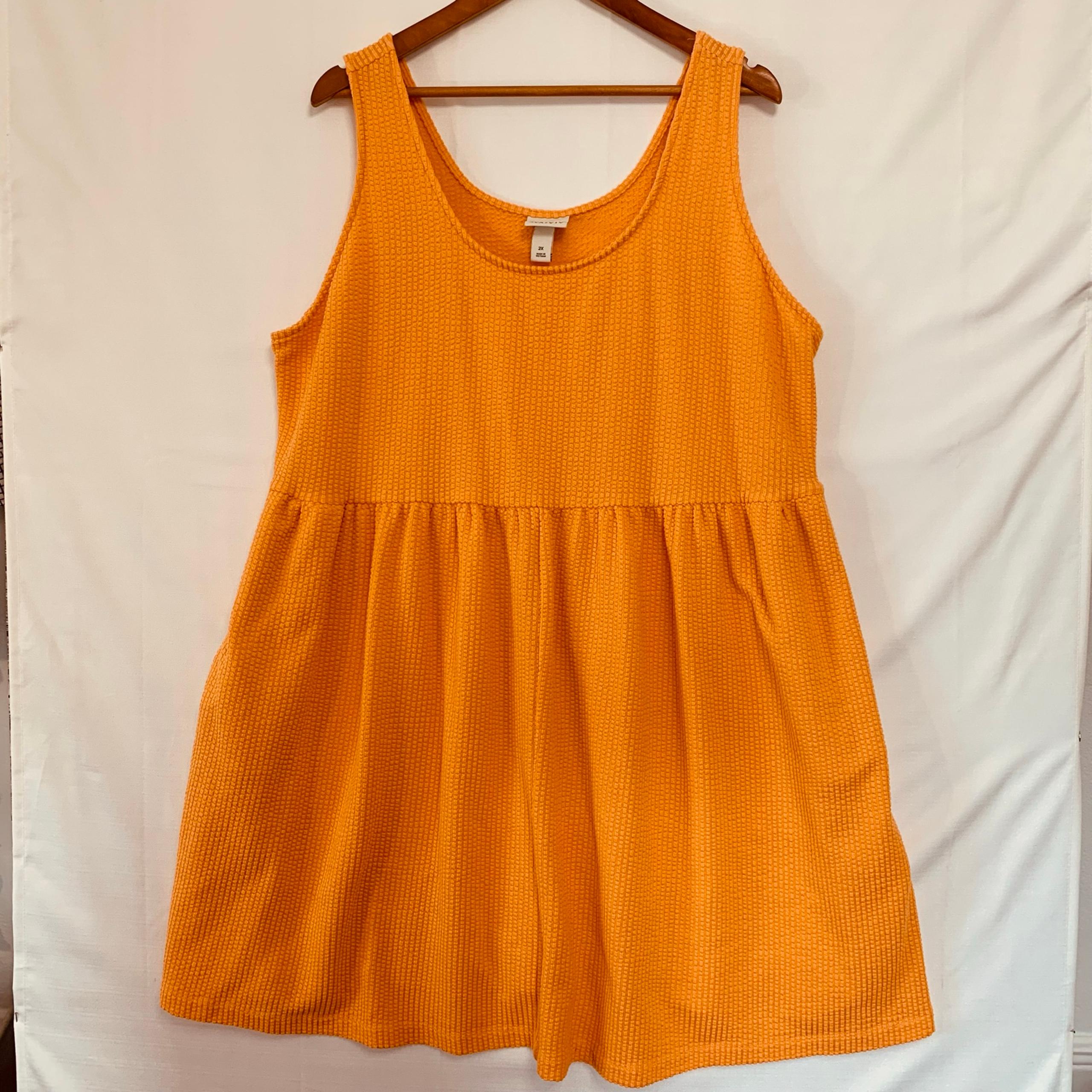 Ava & Viv Orange Sundress Size 2X