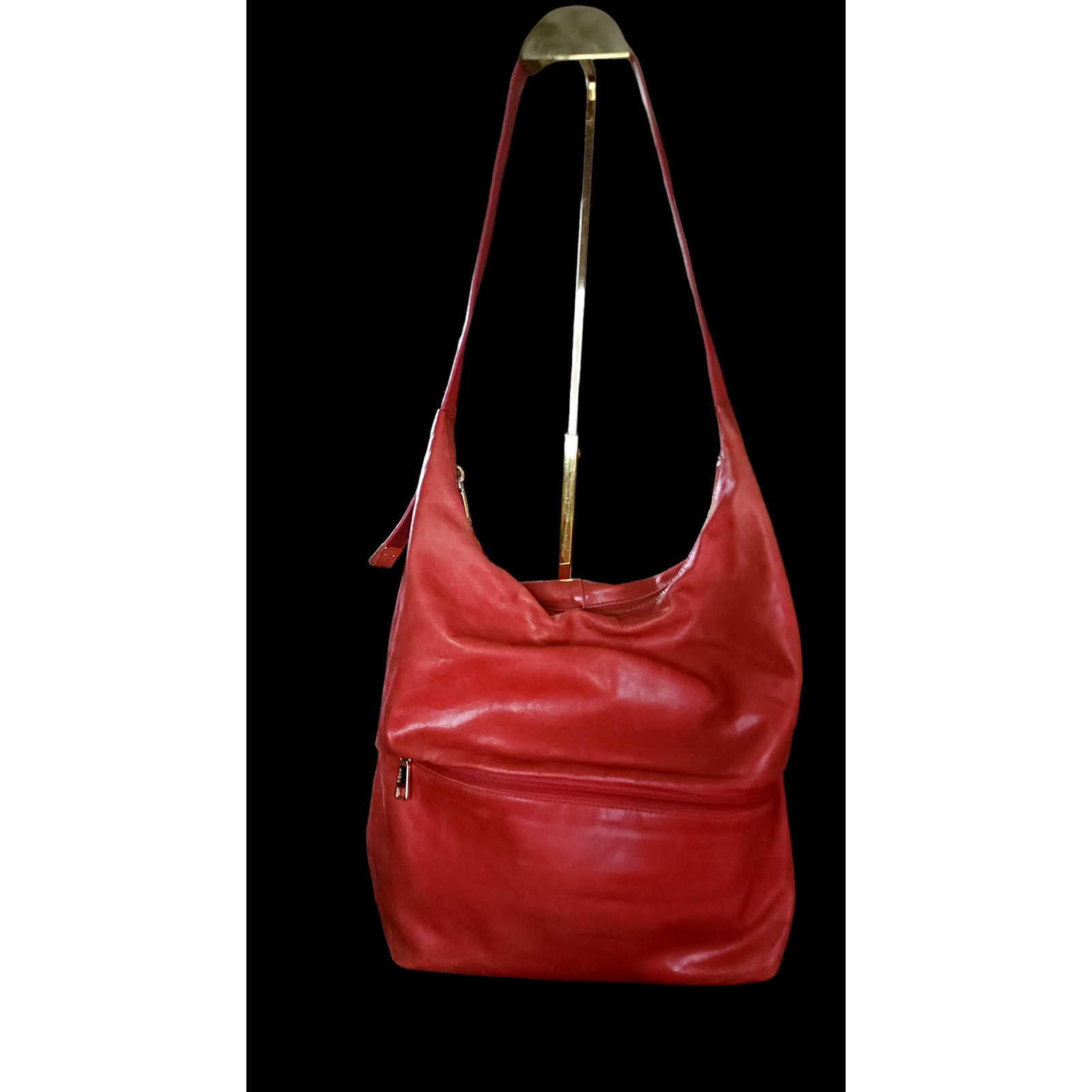 Hobo The Original Red Joyce Leather Bag
