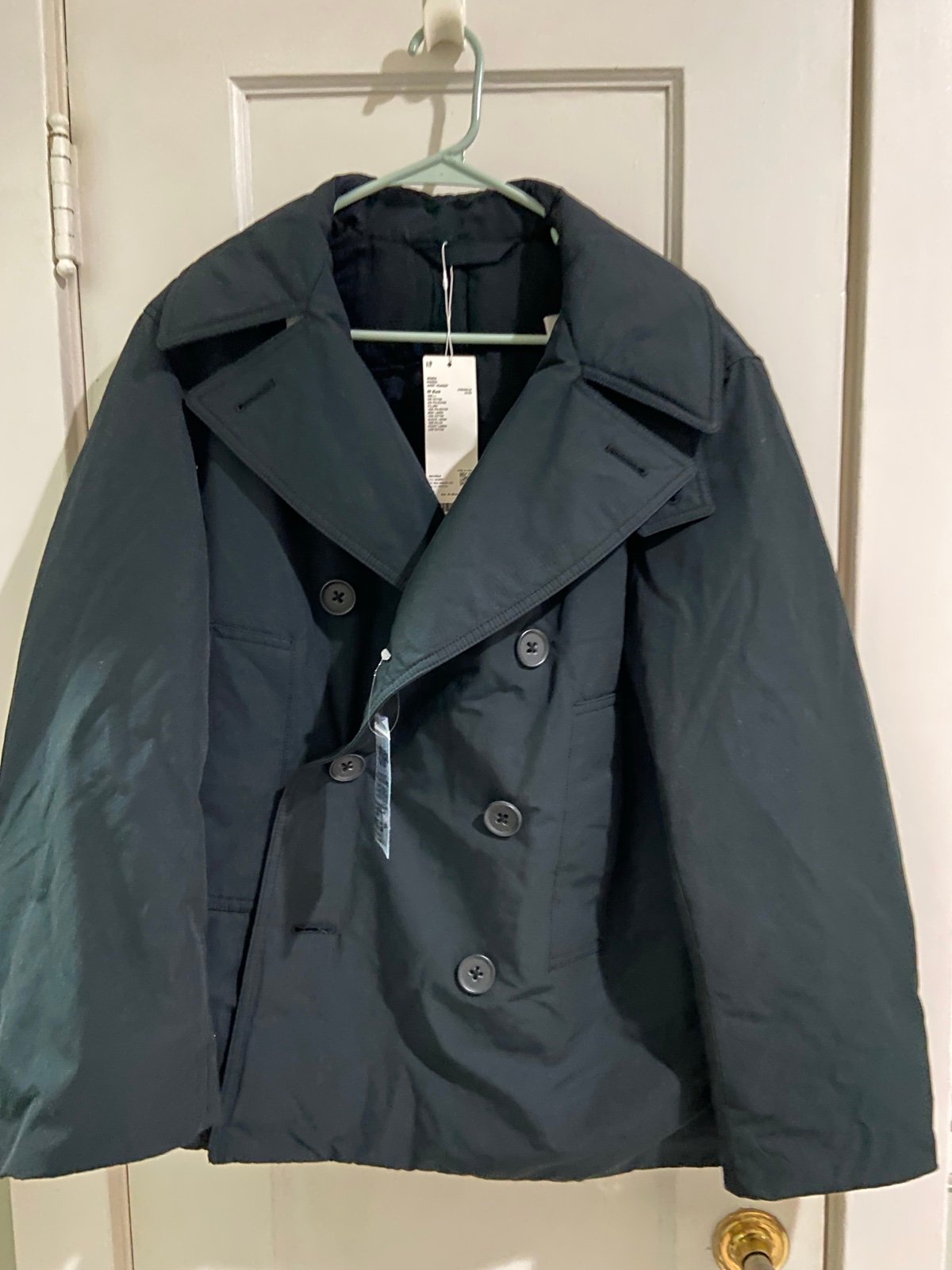 UNIQLO padded short peacoat