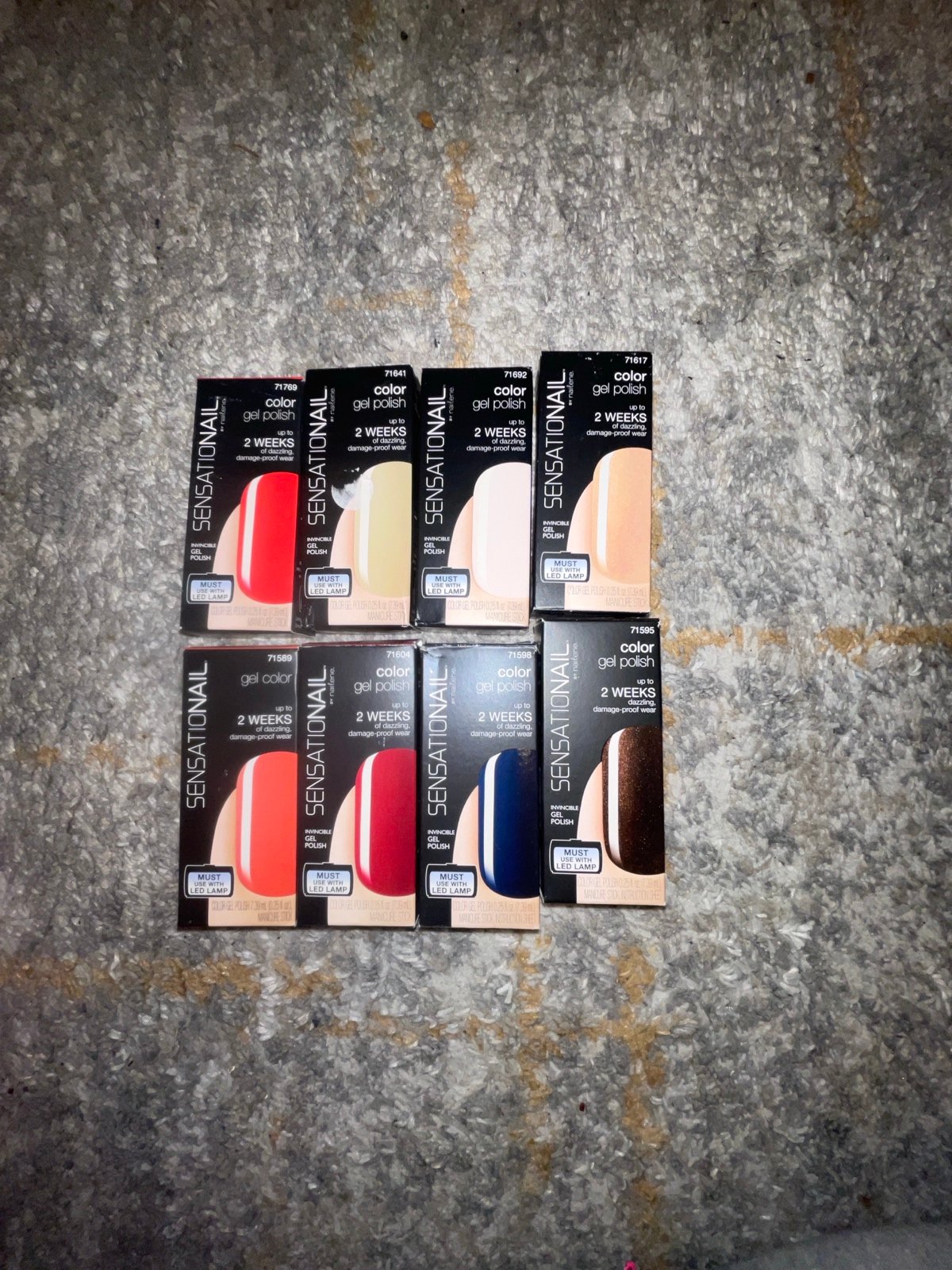 8 sensationail gel nail polish