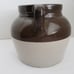 ANTIQUE LARGE HEAVY WELL-MADE STONEWARE / CROCKERY BEAN POT